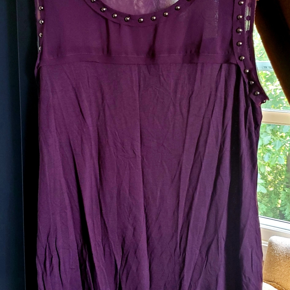 Studded Tank Top Tunic